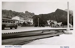 Pollensa: Street scene in Pollensa, Majorca, Spain