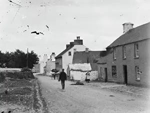Powys: Street scene, probably in Crickhowell, Powys, Mid Wales