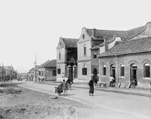 Tsingtau: Street scene in Qingdao, 1906