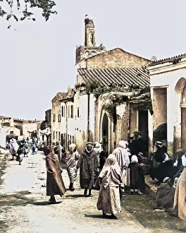 Algerian: Street scene, Tlemcen, Algeria