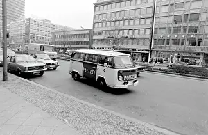 Carriageway: Street scene, West Berlin, Germany