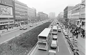 Carriageway: Street scene, West Berlin, Germany
