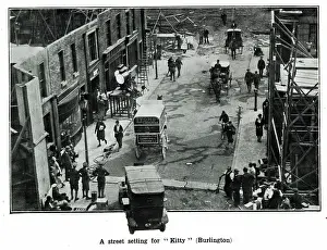 Street setting for film Kitty, by Burlington Studios