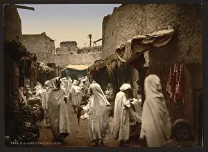 Sidi: A street, Sidi Okba, Algeria