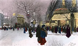 Specifically: STREET SNOW PARIS