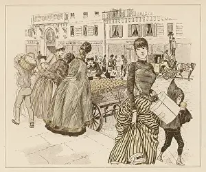 Modiste: Street stall in Paris