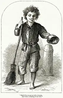 Barefooted: Street sweeper 1863