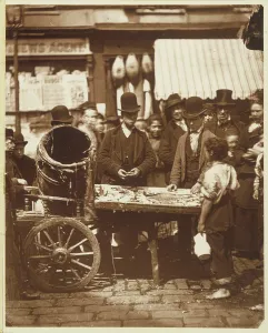 Newsagent: Street Trade - Fish - 1877
