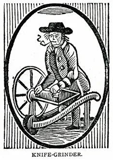 Tinker: Street trade - knife grinder