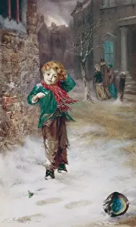 Mulready: Street Urchin in the Snow