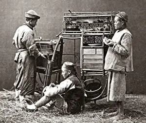 Vendor: Street vendor, China circa 1880