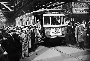 Borough: Streetcar in Brooklyn, 1929