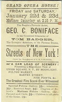 Dion: The Streets of New York by Dion Boucicault
