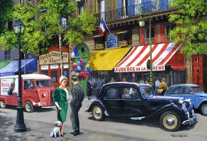 Citroen: Streets Of Paris, Citroen Car And Van