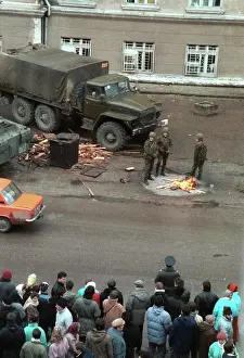 Lithuanian: In streets of Vilnius, 1991