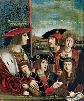 Dynasties: STRIGEL, Bernhard (1460-1528). Emperor Maximilian