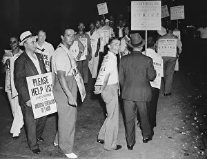 Picketing: Strike, 1940's