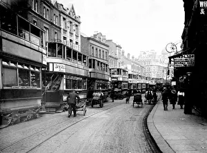 Handcart: Strike action, with London trams at a standstill