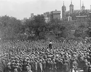 Carters: Strike assembly in London, 1911
