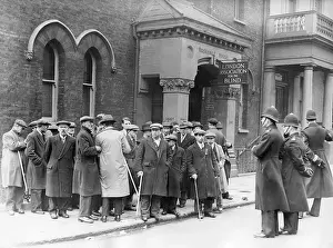 Warwick: Strike of blind workers in London, 1936
