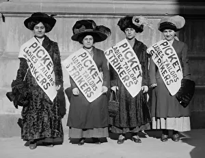 Shirtwaist: Strike pickets from Ladies Tailors, during ?