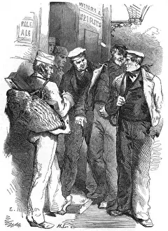 Picketing: Striking masons picketing a building site