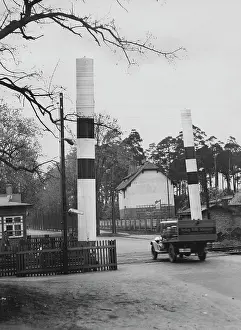 Reichsbahn: Striking railroad gates, 1937
