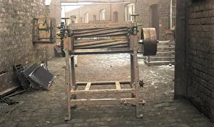 Battersbys: Strimping Machine at Battersby's hatworks