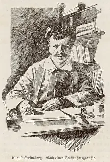 Bookshelf: Strindberg - self photo