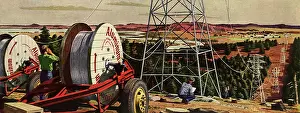 Spools: Stringing Power Lines