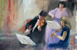 Violinists: Strings ' three violinists