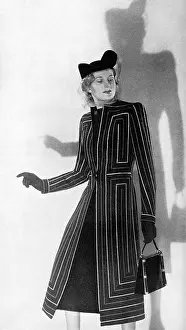 Jays: Striped coat from Jay's, 1939