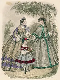Vandyke: Striped Dress 1861