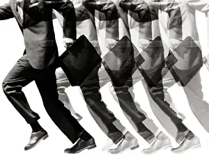 Urgency: - Strobe-Like Effect of Headless Salesman Legs