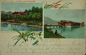 Strobl: Strobl. Wolfgangsee. Hotel at the Lake. Strobl