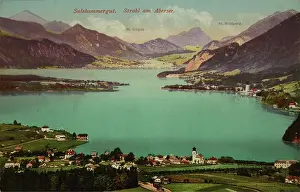 Strobl: Strobl. Wolfgangsee. Strobl. Abersee. 1915