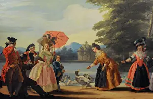 Castillo: A Stroll beside the Large Pond of El Retiro, 1780