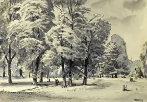 Strolling: Strolling in a park