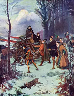 Jacobean: Strolling players on a winter's day