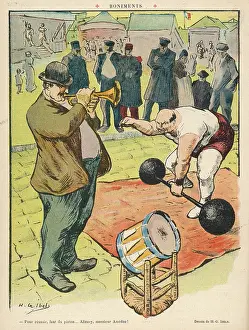 Dumb: STRONG MAN AT A FAIR