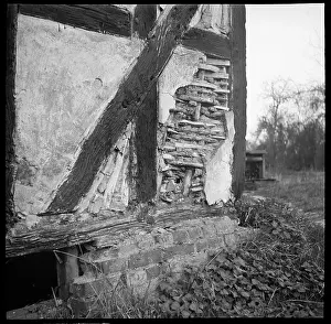 Vernacular: A detail of the structure of Artist's Cottage