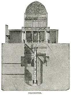 Nilometer: Structure - Nilometer - measurement - Egypt