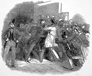 Inevitably: Struggle for tickets at a railway station