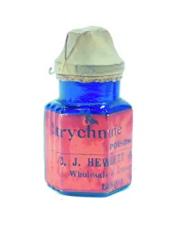 Agatha: Strychnine Poison bottle