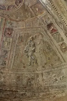 Tepidarium: Stucco, Tepidarium, Forum Baths, Pompeii, Campania, Italy