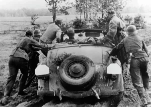Stuck: Stucked vehicle on the Eastern front, 1941