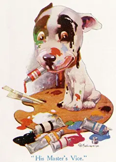 Gresham Marketing Gmbh: The Studdy Dog - His Master's Vice by George Studdy
