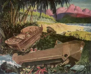 Weasels: Studebaker Weasels on Pacific Island