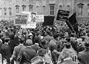 Becker: Student demonstration, 1928