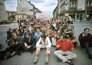 Studenten: Student demonstration in Bonn 1969